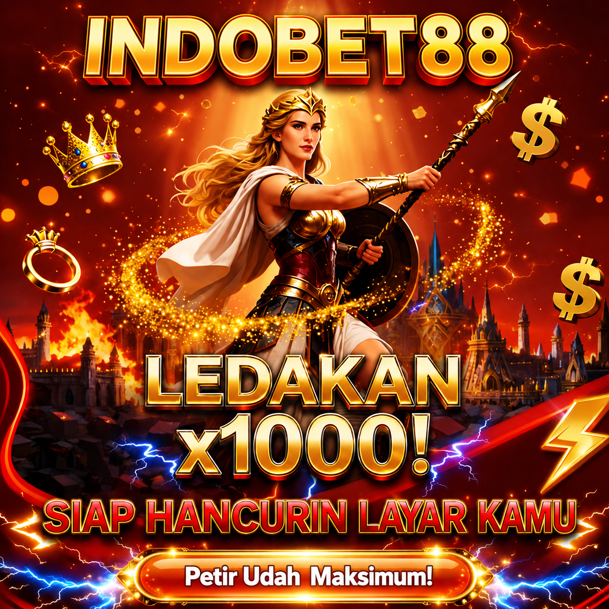 INDOBET88 ~ Gak Waras! Kok Bisa Spin Gila Sekali Putar Pecah x5000?